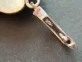 Сребърни обеци с истински тюркоза , снимка 6