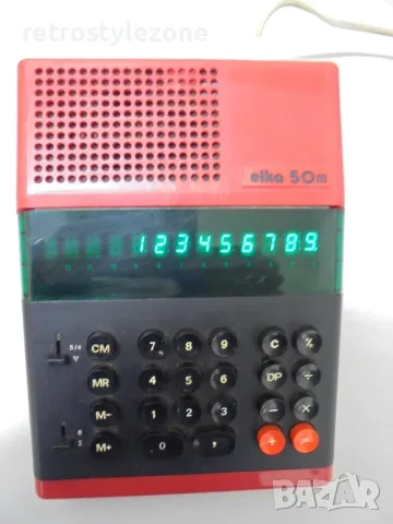 № 8707 Стар електронен калкулатор ELKA 50M  