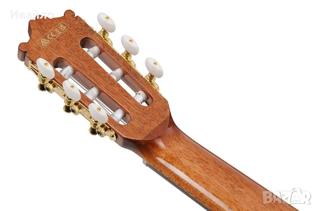 Нова електроакустична класическа китара Ibanez GA6CE, Amber High Gloss + калъф, снимка 3 - Китари - 54608696