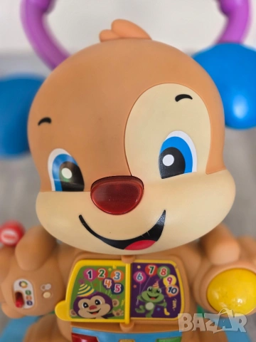 Fisher Price LAUGH & LEARN Проходилка кученце на български език, снимка 3 - Музикални играчки - 54443411