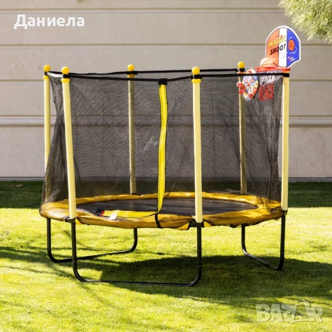 Голям батут Sporty 140 см. с баскет. кош