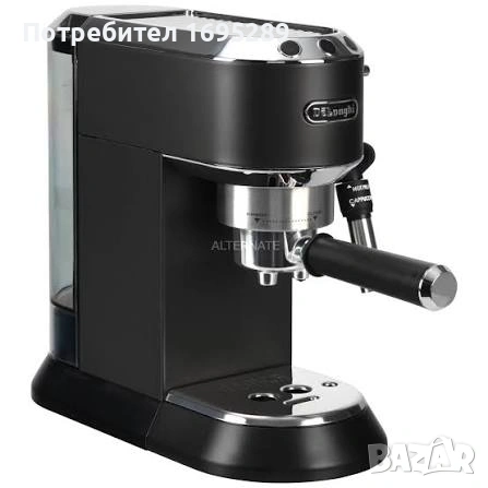 ЕСПРЕСО МАШИНА-De'Longhi Dedica-матово черен цвят, снимка 3 - Кафемашини - 55008738