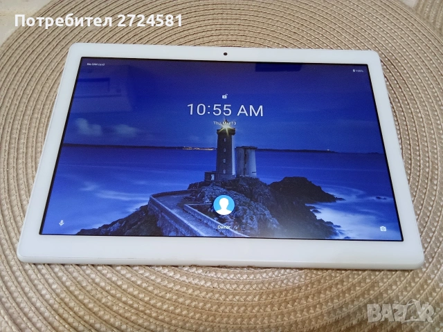 Много запазен 10 инчов таблет LENOVO със слот за sim карта и sd карта, снимка 2 - Таблети - 54097592