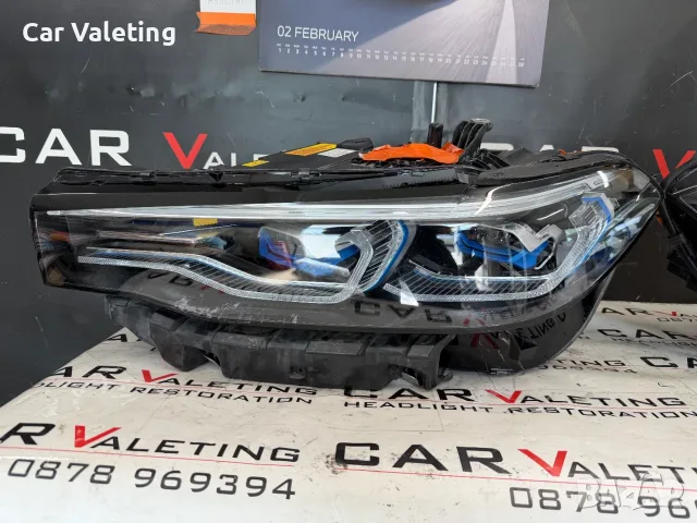 Фар фарове LASER USA ляв и десен BMW X7 G07 Laser far farove БМВ Х7 Г07 Лазер, снимка 3 - Части - 55321771