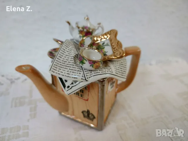 Royal Albert Старите селски рози - колекционерски чайник Cardew, снимка 14 - Колекции - 55508347