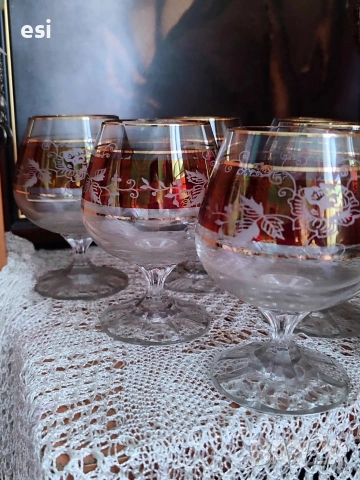 Кристални чаши , снимка 3 - Други ценни предмети - 54562352