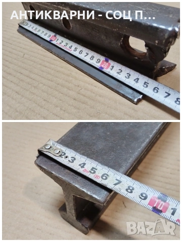 Стара Релсова Наковалня / 3,5 кг. / НОМЕР 1766., снимка 9 - Антикварни и старинни предмети - 53991455