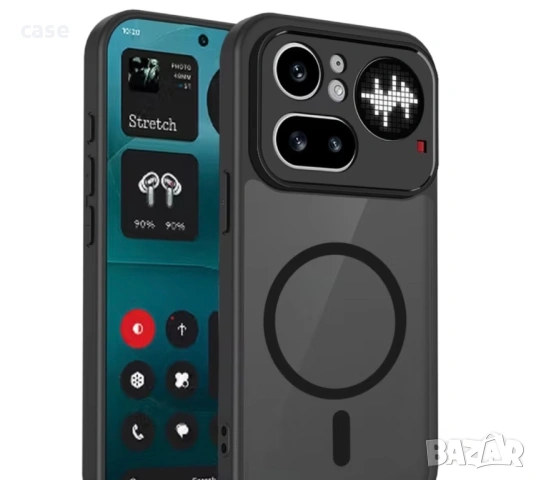 Nothing phone 4A,4A pro ударо-устойчив кейс с безжично зареждане Magsafe, снимка 2 - Калъфи, кейсове - 54153743