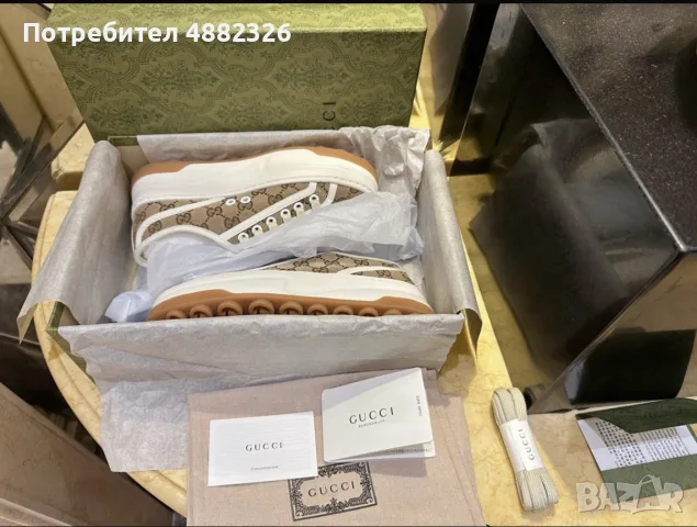Gucci дамски кецове, снимка 4 - Маратонки - 55396845