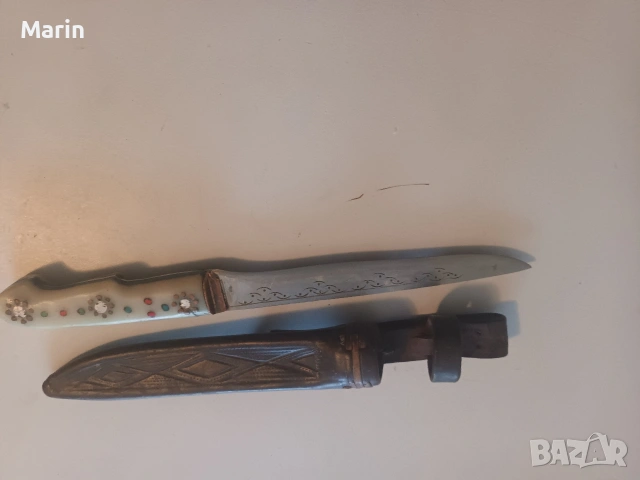 стар капански нож дължина 26 см, снимка 4 - Ножове - 54057773
