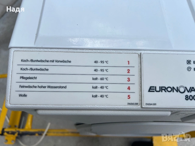 Пералня Eudora-Euronova 800-3 кг, снимка 4 - Перални - 55040592