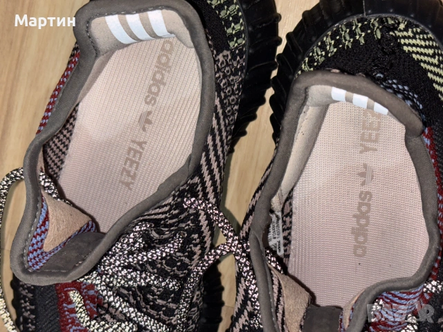 Adidas Yeezy Boost 350 V2 Yecheil размер 38, снимка 10 - Детски маратонки - 54141651