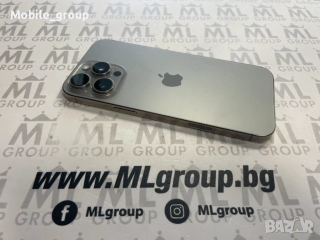 #MLgroup предлага iPhone 16 Pro Max 256GB Natural Titanium 92%, втора употреба