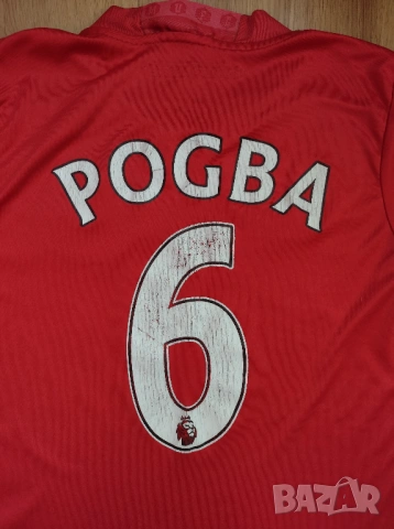 Manchester United / Pogba #6 / детска футболна тениска Манчестър Юнайтед - ръст 140см, снимка 5 - Детски тениски и потници - 54492899