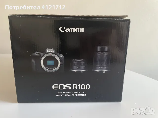 Фотоапарат CANON EOS R100 + аксесоари, снимка 5 - Фотоапарати - 55640925