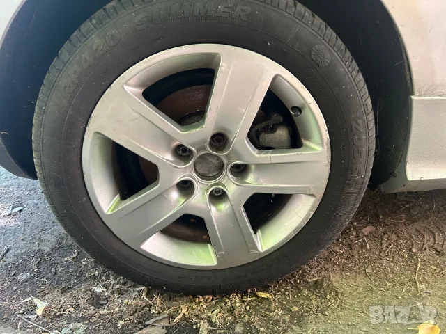 джанти 16 5x112 Audi VW Seat Skoda с летни гуми 205 55 16 8E0601025BC ET42 7J