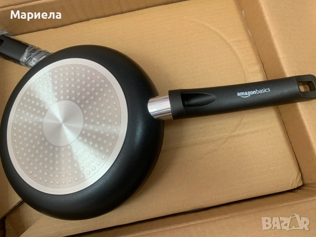 Комплект тигани Amazon Basics - 24 см и 28 см, снимка 3 - Съдове за готвене - 54538074