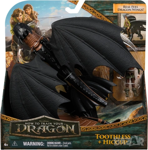 Как да си дресираш дракон: Беззъб и Хълцук/ How to train your dragon, снимка 6 - Фигурки - 54605516
