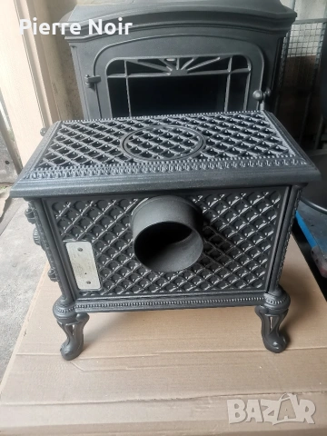 Френска чугунена печка 5kW, снимка 9 - Отоплителни печки - 54609196