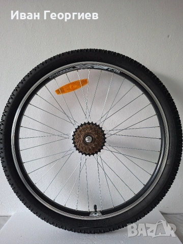 Нови на 25 км задна и предна капла Crosser X2 24" двойностенен алуминий 36H v-brake/ главина касета , снимка 2 - Части за велосипеди - 54731222