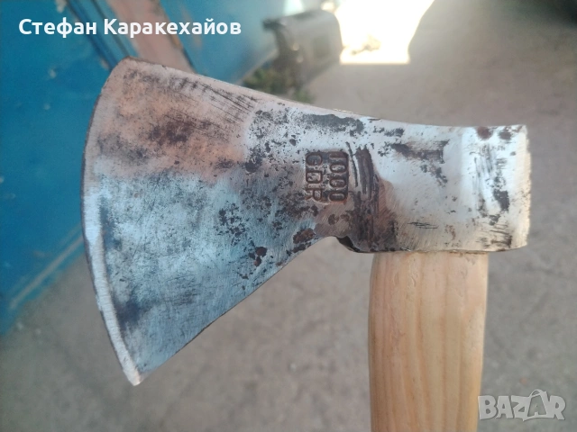 Топор от времето на соца , снимка 5 - Антикварни и старинни предмети - 55274777
