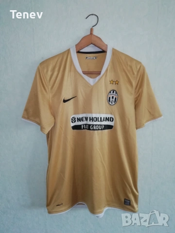 Juventus Nedved Nike 2008/2009 оригинална тениска фланелка екип Ювентус Недвед екип златист XL, снимка 2 - Тениски - 38049602