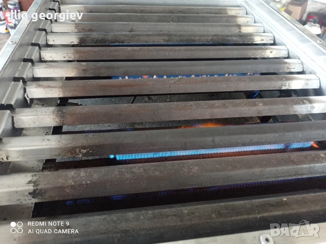 неръждаема скара на газ , снимка 5 - Котлони - 54259453