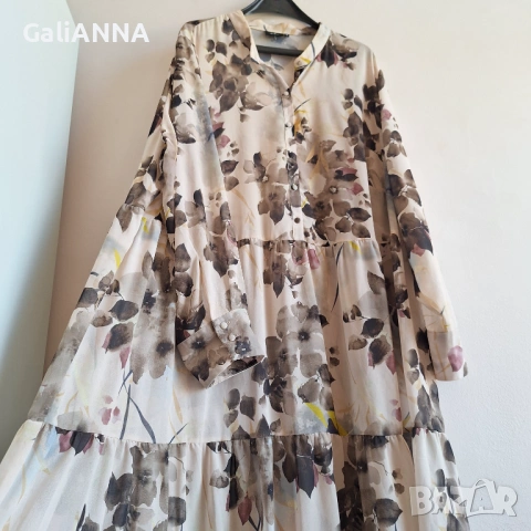 СТРАХОТНА РОКЛЯ ZIZI 3XL-4XL, снимка 2 - Рокли - 54393235