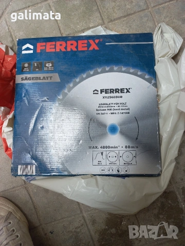 Дискове за циркуляр Metabo, Festool, Ferex, снимка 2 - Триони и циркуляри - 54730362