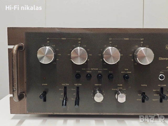 стерео контролен пред усилвател ретро Hi-Fi TECHNICS SU-9200, снимка 2 - Ресийвъри, усилватели, смесителни пултове - 54563031
