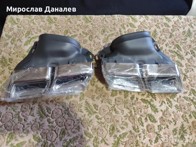 Хромирани накрайници за мерцедес бенц НОВИ, снимка 4 - Аксесоари и консумативи - 54664933