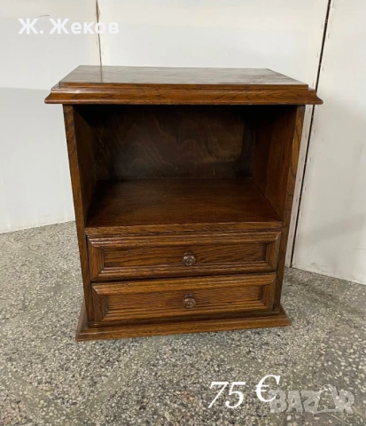 Масивно дъбово нощно шкафче, снимка 2 - Шкафове - 54559684
