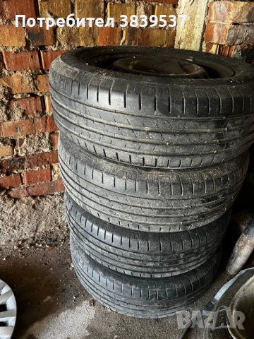 Джанти с Гуми 5 112 15 и тасове за VW Golf, снимка 2 - Гуми и джанти - 54800394