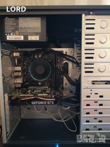 Геймърски i3 13100f, GTX 1660 6GB, RAM 16GB DDR4 3200, SSD 512GB NVME