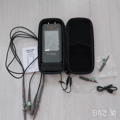 Преносим Двуканален Дигитален Осцилоскоп BSIDE 50MHz, Тъчскрийн + Сигнален Генератор, снимка 9 - Друга електроника - 54801122