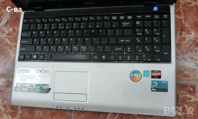 Лаптоп MSI CR 630 , снимка 14 - Лаптопи за дома - 54973651