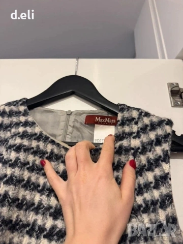 MAX MARA Original Size M 100% Вълна Нова рокля, снимка 5 - Рокли - 55242504