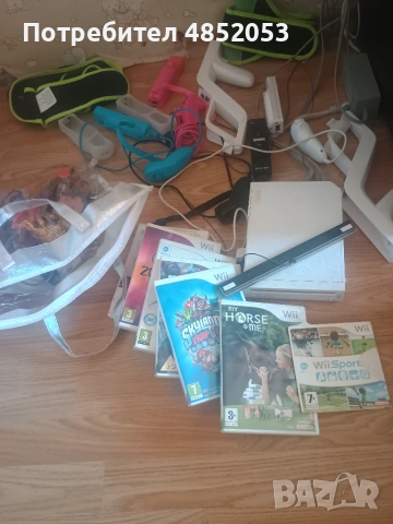 Nintendo Wii Нинтендо. Отключена с много аксесоари