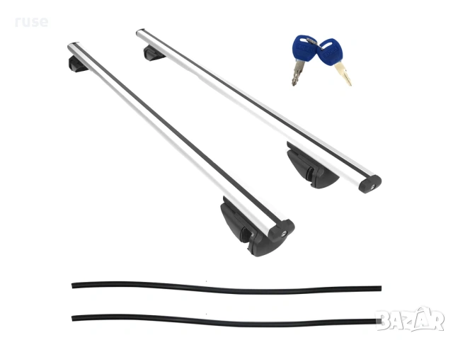 НОВИ! Алуминиеви греди за багажник 120 см AutoPractic, снимка 3 - Аксесоари и консумативи - 53967000