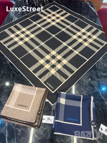 Gucci ⚜️ Louis Vuitton ⚜️ Fendi ⚜️ Burberry ⚜️Дамски Копринени Шалове , снимка 9 - Шалове - 55582761