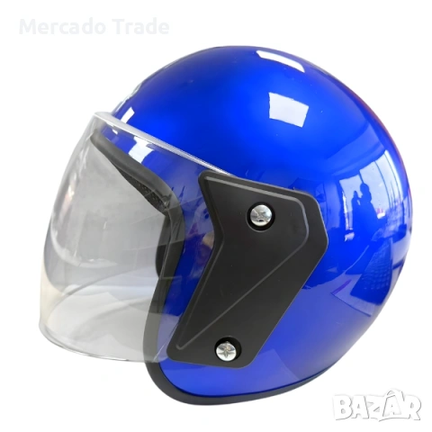 Каска за мотор Mercado Trade, Шлeм, Универсална,2415, Различни цветове, снимка 2 - Аксесоари и консумативи - 53967456