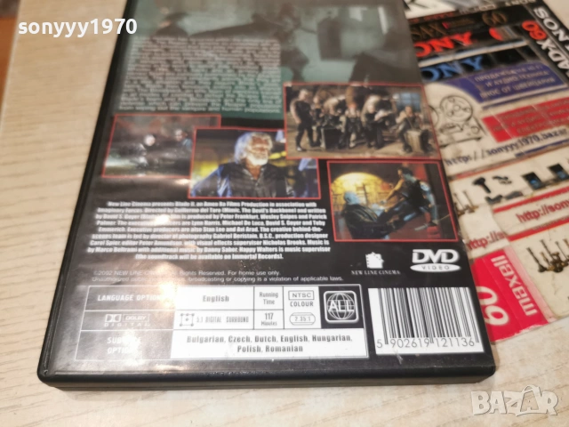 BLADE II DVD 0807261919L1, снимка 4 - DVD филми - 55211453