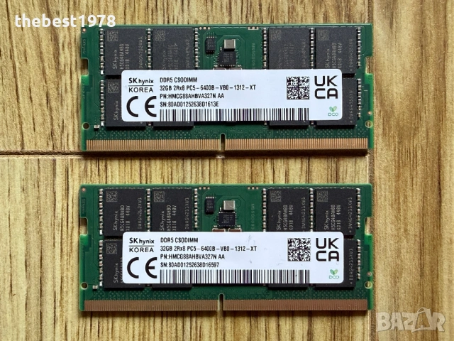 64GB DDR5 6400MHz Hynix HMCG88AHBVA327N AA