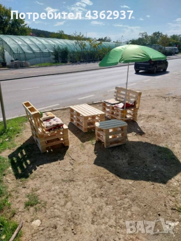 Пейки,мебели от чисто нови палети , снимка 12 - Други стоки за дома - 54746888