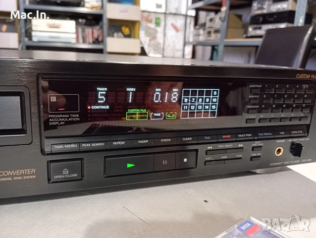 ВЪРХОВ Модел CD ПЛЕЙЪР SONY CDP-990 , снимка 8 - Аудиосистеми - 54083866