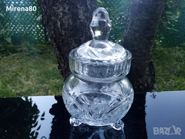 Кристално бурканче с капак
