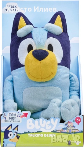 Плюшена играчка със звуци Bluey Bingo Бинго Блуи 30см, снимка 7 - Плюшени играчки - 55098151