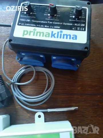 Prima Klima TRIO 2M fan controller контролер за вентилатори, снимка 3 - Стайни растения - 55636372