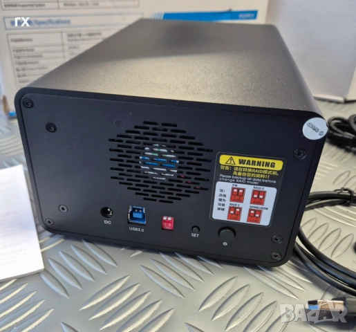 RAID кутия за 2 диска ORICO 9528RU3 – USB 3.0, Алуминий, снимка 6 - Външни хард дискове - 54321603