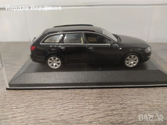 1:43 Ауди А6 С6 avant Phantom Black,Миничампс, снимка 3 - Колекции - 55509781